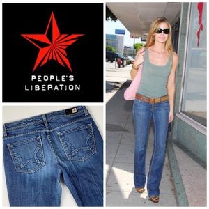 People’s Liberation Flare Leg Jeans👖